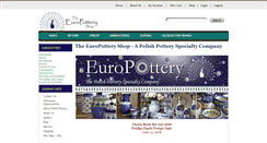 Desktop Screenshot of europottery.com